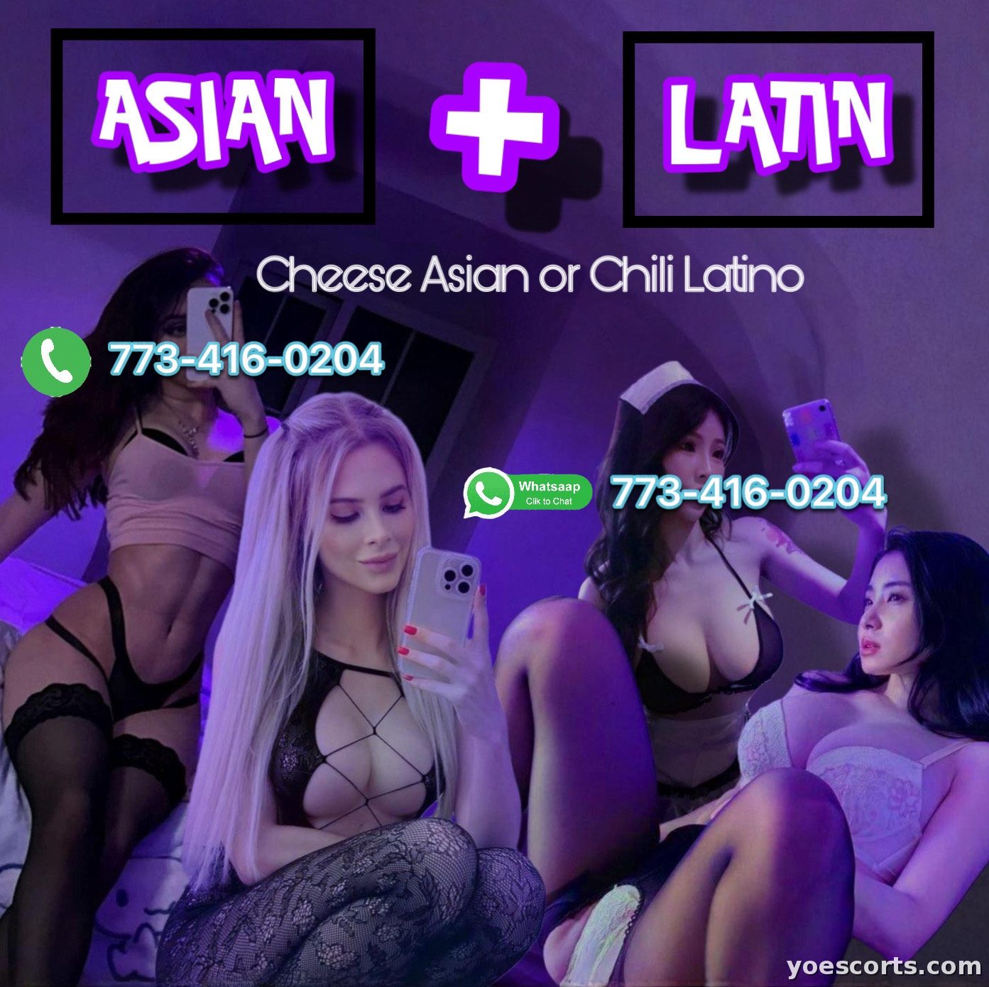 "Cum Ally" of Asian and Latino - Obedient Asian Mixing W/ Wild Latinos Generates "Chemical Reaction"